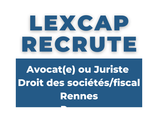 Image de Le Cabinet LEXCAP recrute à Rennes !